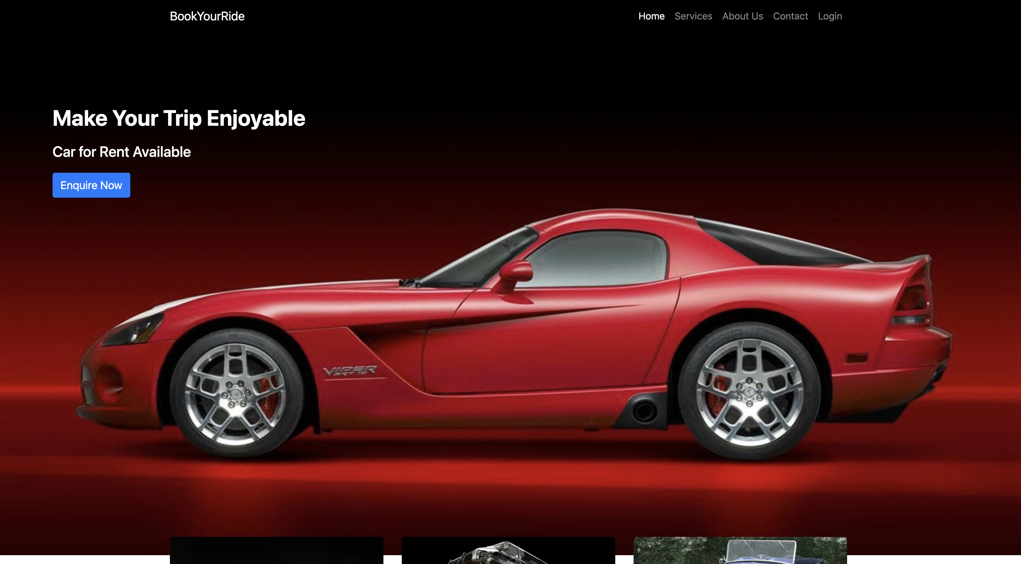Car Rental Website